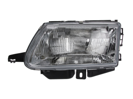 Iluminat auto - Far Stanga H4, electric, mecanic, fara motoras, culoare insert: argintiu potrivit CITROEN SAXO 1996-2004