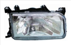 Iluminat auto - Far Stanga potrivit VW PASSAT B3/B4 (H4, electric, mecanic, fara motoras, culoare interior: argintiu)