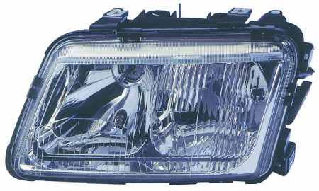 Faruri - Far Stanga potrivit AUDI A3 (H4/H7, electric, fara motoras, culoare interior: negru)