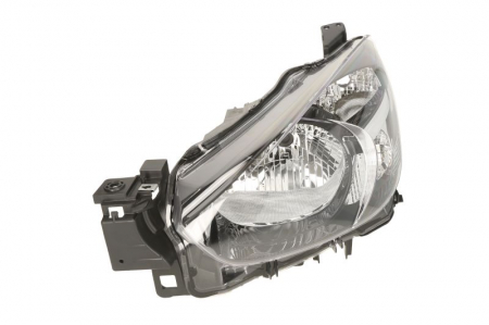 Piese Auto - Far stanga H4,interior crom MAZDA 2 DE intre 2010-2015