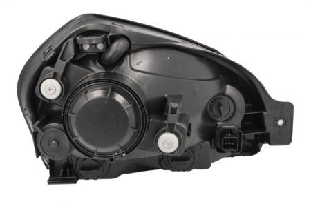 Far Stanga (H4, manual, fara motoras, culoare insert: cromat, culoare semnalizator: negru) potrivit HYUNDAI IX35, TUCSON [1]