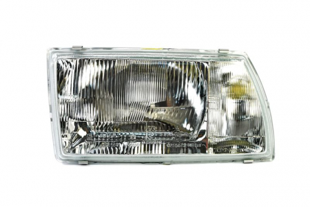 Faruri - Far Stanga potrivit CITROEN C15, C15/MINIVAN, VISA (H4, manual, fara motoras, culoare interior: argintiu, culoare semnalizator: alb)