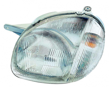 Far stanga (H4, manual, fundal argintiu, fundal transparent) HYUNDAI ATOS 1998-2002 Iluminat auto - Far stanga (H4, manual, fundal argintiu, fundal transparent) HYUNDAI ATOS 1998-2002