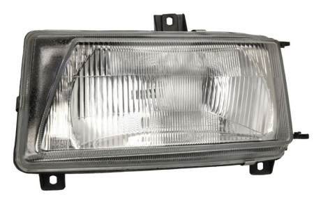 Iluminat auto - Far stanga (H4, manual, fundal argintiu) SEAT CORDOBA, IBIZA, INCA 1993-2003
