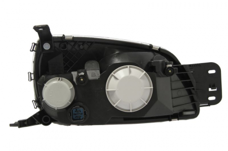 Far stanga (H4, manual, fundal cromat, fundal portocaliu) FORD COURIER, FIESTA MAZDA 121 1995-2003 [1]