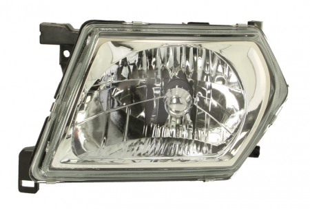 Piese Auto - Far stanga (H4, manual, fundal cromat) NISSAN PATROL 1997-2003