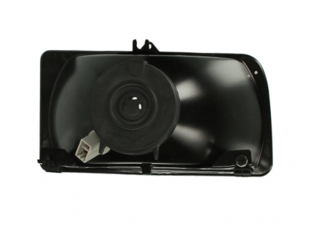 Far stanga H4, manual, interior argintiu FORD FIESTA, FIESTA II [1]