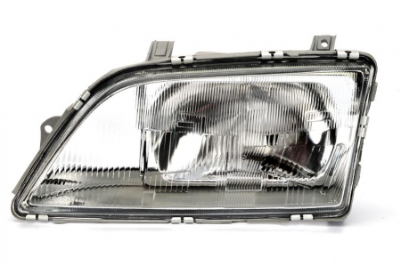 Piese Auto - Far stanga H4, manual, interior argintiu OPEL OMEGA A intre 1986-1990