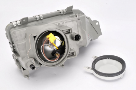 Far stanga H4, manual, interior argintiu OPEL OMEGA A intre 1986-1990 [2]