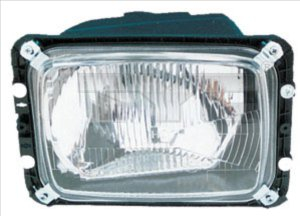 Far Stanga (H4, mecanic, culoare interior: argintiu) potrivit MERCEDES T1 (601), T1 (601, 611), T1 (602), T1 (B601), T1 (B602), T1/TN