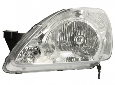 Far Stanga (H4, mecanic, fara motoras, culoare semnalizator: galben) potrivit HONDA CR-V II 09.01-12.04 [0]