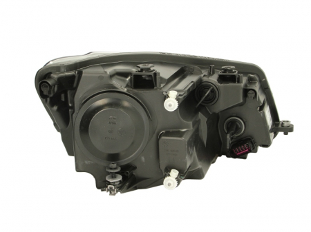 Far stanga (H4/P21W/PY21W, reglaj electric, cu motoras, fundal negru, fundal transparent) VW CADDY III [1]