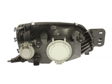 Far stanga (H4/P21W, reglaj electric, cu motoras, fundal cromat, fundal galben) FORD FIESTA MAZDA 121 1995-1999 [1]
