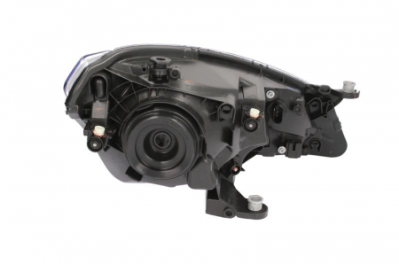 Far Stanga potrivit SEAT MII pana in 2016 (H4/PY21W/W21, electric, fara motoras, culoare insert: negru) [1]