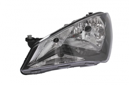 Faruri - Far Stanga potrivit SEAT MII pana in 2016 (H4/PY21W/W21, electric, fara motoras, culoare insert: negru)