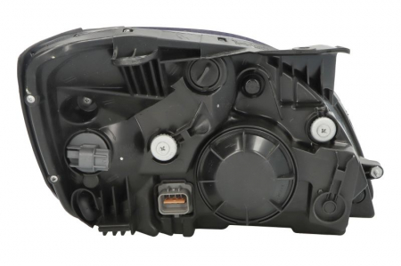Far Stanga potrivit KIA RIO II pana in 2011 (H4/PY21W/W5W, electric, cu motor, culoare insert: negru) [1]