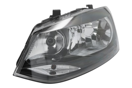 Iluminat auto - Far Stanga (H4/PY21W/W5W, electric, cu motor, culoare insert: negru) potrivit VW POLO V 6R 2009-2014