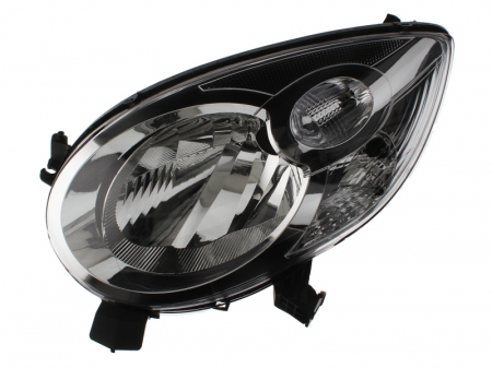 Far Stanga (H4/PY21W/W5W, electric, fara motoras, culoare insert: negru) potrivit CITROEN C1 -05.12 [0]