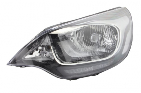 Far Stanga (H4/PY21W/W5W, electric, fara motoras, culoare insert: negru) potrivit KIA RIO III [0]