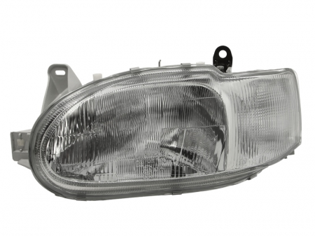 Far stanga H4/PY21W/W5W, electric, manual, fara motoras, halogen, culoare insert: alb, culoare semnalizator: transparent potrivit FORD ESCORT CLASSIC, ESCORT VI -02.99 [0]