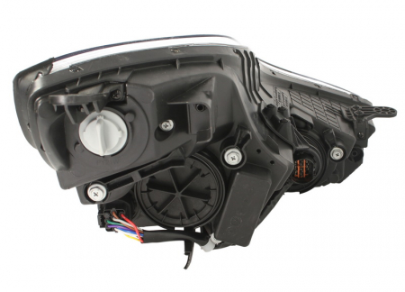 Far stanga H7, electric, cu motoras, interior argintiu, semnalizator transparent HYUNDAI ix20 intre 2010-2015 [2]