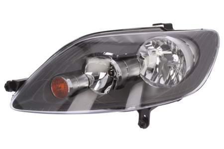 Faruri - Far Stanga potrivit VW GOLF PLUS V 2005-2008 (H7/H7, electric, cu motor, culoare insert: negru)