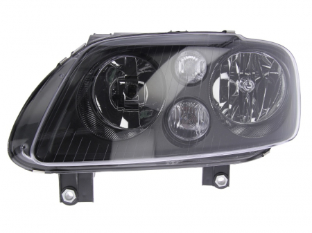 Far stanga H7/H7, electric, cu motor, culoare interior negru, culoare semnalizator: transparent potrivit VW CADDY III, CADDY III/MINIVAN, TOURAN [0]