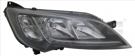 Faruri - Far Stanga potrivit CITROEN JUMPER; FIAT DUCATO; PEUGEOT BOXER (H7/H7/LED, electric, cu motor, culoare interior: negru)