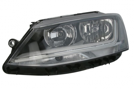 Faruri - Far stanga potrivit VW JETTA IV 2014-2018 (H7/H7/LED/PY21W, cu motor)