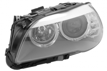 Faruri - Far Stanga potrivit BMW 5 (F10), 5 (F11) 2009-2013 (H7/H7/LED/PY21W, electric, cu motor)