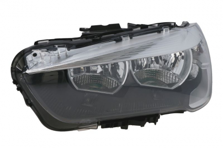 Faruri - Far Stanga potrivit BMW X1 (F48) 2015-2019 (H7/H7/LED/PY21W, electric, cu motor)