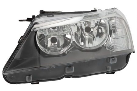 Faruri - Far Stanga potrivit BMW X3 (F25) (H7/H7/PY21W/W5W, electric, cu motor, culoare insert: negru)