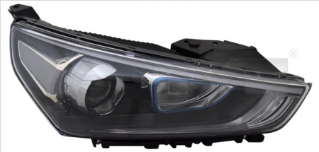 Far Stanga (H7/HB3, electric, cu motor, culoare interior: albastru) potrivit HYUNDAI IONIQ 10.16- [1]