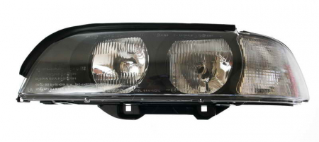 Far stanga (H7/HB3, electric, cu motoras, fundal negru) BMW Seria 5 1995-2000 [2]