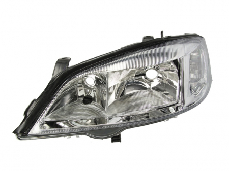 Iluminat auto - Far stanga (H7/HB3, electric, fundal argintiu) OPEL ASTRA 1998-2009