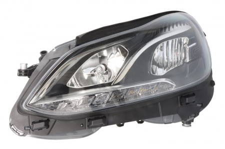 Faruri - Far Stanga potrivit MERCEDES E (W212), E T-MODEL (S212) 2013-2016 (H7/LED/PSY24W, electric, cu motor, culoare semnalizator: alb)