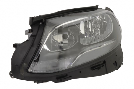 Faruri - Far Stanga potrivit MERCEDES E ALL-TERRAIN (S213), E T-MODEL (S213), E (W213) (H7/LED/PY21W, cu motor, culoare insert: negru)