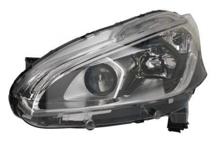 Far Stanga H7/LED/PY21W, electric, fara motoras, interior negru potrivit PEUGEOT 208, 208 I -06.15 [0]