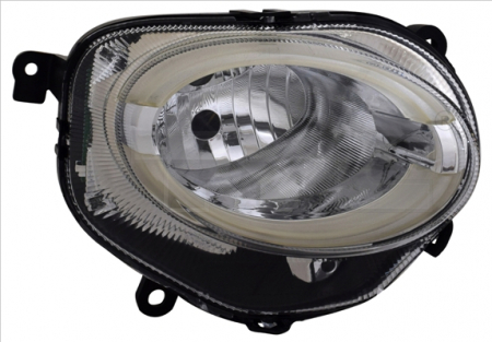 Faruri - Far Stanga potrivit ABARTH 500 / 595 / 695, 500C / 595C / 695C; FIAT 500, 500 C dupa 2015 (H7/LED/W21W)