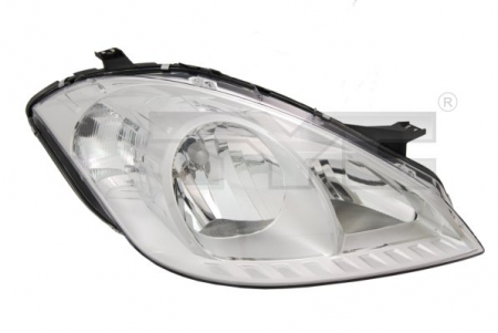 Iluminat auto - Far stanga (H7, pneumatic, fundal cromat) MERCEDES Clasa A (W169)