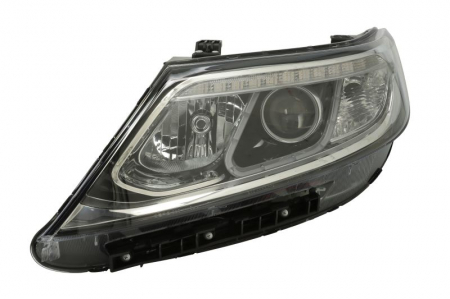 Far Stanga (H7/PY21W, electric, fara motoras, culoare interior: negru) potrivit KIA SORENTO II