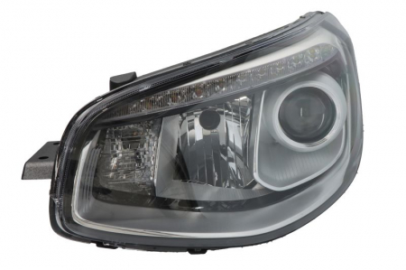 Faruri - Far Stanga potrivit KIA SOUL II (H7/PY21W, electric, fara motoras)