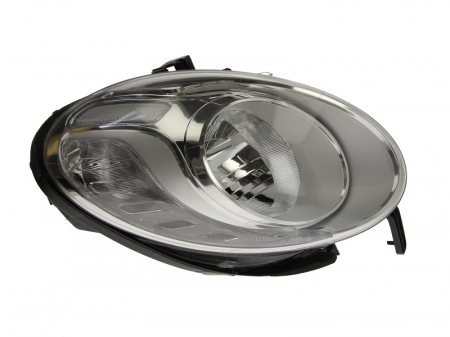 Iluminat auto - Far stanga (H7, reglaj electric, cu motoras, fundal cromat) FIAT 500L