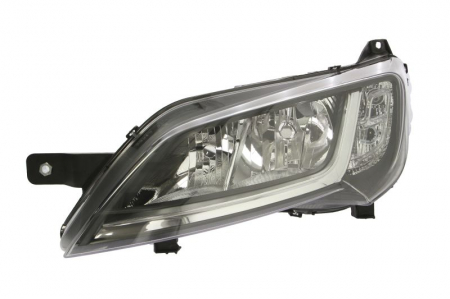 Far stanga (H7, reglaj electric, cu motoras, fundal negru) CITROEN JUMPER FIAT DUCATO PEUGEOT BOXER dupa 2014 [0]