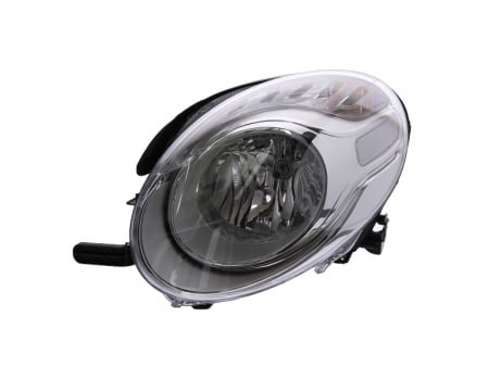 Far stanga (H7, reglaj electric, cu motoras, fundal negru) FIAT 500L [0]