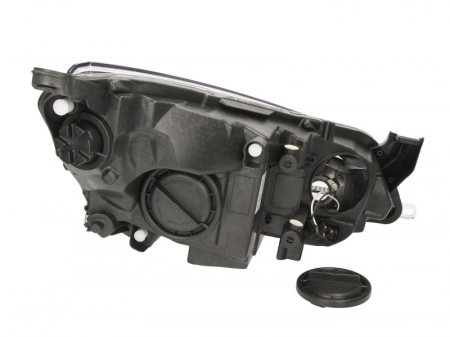 Far stanga (H7, reglaj electric, cu motoras, fundal negru) OPEL ASTRA 2009-2012 [1]