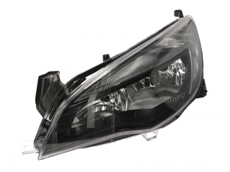 Far stanga (H7, reglaj electric, cu motoras, fundal negru) OPEL ASTRA 2009-2012 [0]