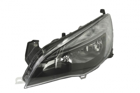 Far stanga (H7, reglaj electric, cu motoras, fundal negru) OPEL ASTRA 2012-2015 [0]