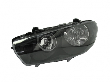 Far stanga (H7, reglaj electric, cu motoras, fundal negru) VW SCIROCCO 2008-2014