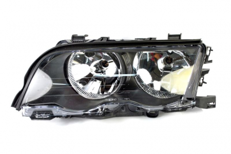 Iluminat auto - Far stanga (H7, reglaj electric, cu motoras, fundal titan) BMW Seria 3 1998-2001